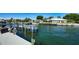 Private dock with access to the water at 549 Sloop Ln, Longboat Key, FL 34228