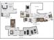 Two-story home floor plan with three bedrooms and three bathrooms at 549 Sloop Ln, Longboat Key, FL 34228