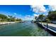 Scenic waterfront view with private docks and homes at 549 Sloop Ln, Longboat Key, FL 34228