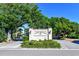 Entrance to Country Club Shores South community at 549 Sloop Ln, Longboat Key, FL 34228