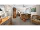 Bedroom with queen bed and built-in wooden cabinet at 1477 Park Beach Cir # 13, Punta Gorda, FL 33950