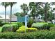 Community signage indicating street names at 2517 Glebe Farm Close # H-2, Sarasota, FL 34235