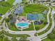 Enjoy resort-style amenities including a pool, tennis and basketball courts, and playground at 5735 Broad River Run, Ellenton, FL 34222