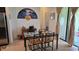 Bright dining area with glass table and four chairs at 7410 64Th E St, Palmetto, FL 34221