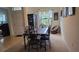 Formal dining room with a dark wood table and six chairs at 7410 64Th E St, Palmetto, FL 34221