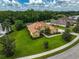 Luxury home with pool and landscaped yard, aerial view at 14526 17Th E Ave, Bradenton, FL 34212