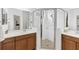 Bathroom with double sinks and a large shower at 7298 Belleisle Gln, Lakewood Ranch, FL 34202