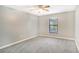Spacious bedroom with neutral walls and plush carpeting at 7301 Ballantrae Pl # 27D, Sarasota, FL 34238