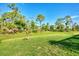 Spacious backyard with mature trees and a tranquil setting at 139 Long Meadow Lane Ln, Rotonda West, FL 33947