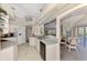 Modern kitchen with stainless steel appliances and ample counter space at 139 Long Meadow Lane Ln, Rotonda West, FL 33947