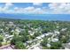 Aerial view of the neighborhood, showcasing its proximity to the water at 839 40Th St, Sarasota, FL 34234