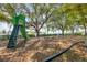 playground with a slide and swings under shady trees at 839 40Th St, Sarasota, FL 34234