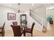 Small dining area with glass table and chair set at 341 Cape Harbour Loop # 105, Bradenton, FL 34212