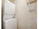 Stackable washer and dryer in a laundry closet at 341 Cape Harbour Loop # 105, Bradenton, FL 34212