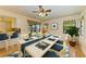 Dining room with a modern table set, backyard view, and plenty of sunlight at 5111 Coral Blvd, Bradenton, FL 34210