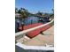 View of the dock along canal with boat access at 5111 Coral Blvd, Bradenton, FL 34210