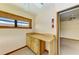 Small wet bar with sink and cabinetry, perfect for entertaining at 5111 Coral Blvd, Bradenton, FL 34210