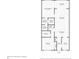 Floor plan of a condo, showing two bedrooms and two baths at 12405 3Rd E St # 206, Treasure Island, FL 33706