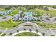 Aerial view of community with pool, tennis courts, and parking at 6227 Dry Tortugas Dr, Sarasota, FL 34241