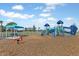 Modern playground with play structures and shaded area at 6231 Dry Tortugas Dr, Sarasota, FL 34241