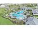 Aerial view of resort-style pool and community at 6231 Dry Tortugas Dr, Sarasota, FL 34241