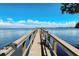 Tranquil waterfront pier, perfect for enjoying the view at 826 Bayport Way # 826, Longboat Key, FL 34228