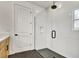 Bathroom with frameless shower and modern fixtures at 12926 Pinnacle Ln, Venice, FL 34293