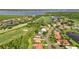 Aerial view of upscale golf course community at 13791 Palmetto Point Ct, Port Charlotte, FL 33953