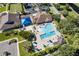 Resort-style pool with lap lanes, clubhouse, and ample parking at 13791 Palmetto Point Ct, Port Charlotte, FL 33953