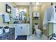 Clean and functional bathroom with a single vanity and toilet at 13791 Palmetto Point Ct, Port Charlotte, FL 33953