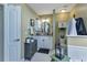 Simple bathroom with vanity, toilet and shower/tub combo at 13791 Palmetto Point Ct, Port Charlotte, FL 33953