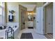 Elegant bathroom with a large soaking tub and separate shower at 13791 Palmetto Point Ct, Port Charlotte, FL 33953