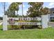 Burgundy Condominiums entrance sign at 304 47Th Avenue W Dr # 307, Bradenton, FL 34207