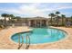 Resort-style pool with a covered patio and lounge chairs at 6209 Flagfish Ct, Lakewood Ranch, FL 34202