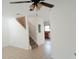 Bright and airy living area with tile flooring and ceiling fan at 6209 Flagfish Ct, Lakewood Ranch, FL 34202