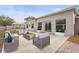 Outdoor patio area with modern seating, perfect for entertaining or relaxing at 2232 River Ridge Dr, Sarasota, FL 34239