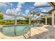 Relaxing pool and spa with screened enclosure at 16435 Daysailor Trl, Lakewood Ranch, FL 34202