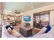 Relaxing patio with sectional sofa and pool access at 1200 Via Tripoli, Punta Gorda, FL 33950