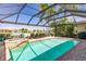 Refreshing pool and spa with screened enclosure at 1200 Via Tripoli, Punta Gorda, FL 33950