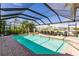 Inviting pool and spa with screened enclosure at 1200 Via Tripoli, Punta Gorda, FL 33950