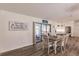 Bright dining room with table and chairs near the kitchen at 1200 Via Tripoli, Punta Gorda, FL 33950