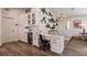 Built-in home office with white cabinets and quartz countertop at 1200 Via Tripoli, Punta Gorda, FL 33950