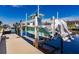 Private boat lift with access to the canal at 1200 Via Tripoli, Punta Gorda, FL 33950