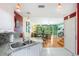 Modern kitchen with stainless steel appliances and granite countertops at 7676 Bergamo Ave, Sarasota, FL 34238