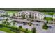 Aerial view of condo building with covered parking at 17724 Gawthrop Dr # 201, Bradenton, FL 34211