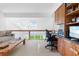 Home office loft with water views and built-in desk at 24 Tidy Island Blvd # 24, Bradenton, FL 34210