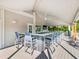 Covered outdoor kitchen with bar seating at 24 Tidy Island Blvd # 24, Bradenton, FL 34210