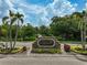 Entrance to the Oakleaf Hammock community with a stone sign at 5514 69Th E Pl, Ellenton, FL 34222