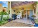 Private patio with grill and fenced backyard at 3413 Clark Rd # 114, Sarasota, FL 34231