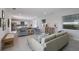 Open and spacious community room with kitchen and seating at 10748 Klee Ave, Bradenton, FL 34212